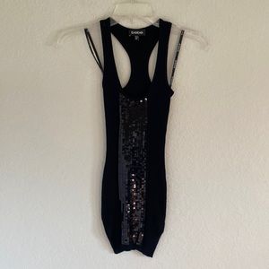 Sexy stretchy tight racer back sweater